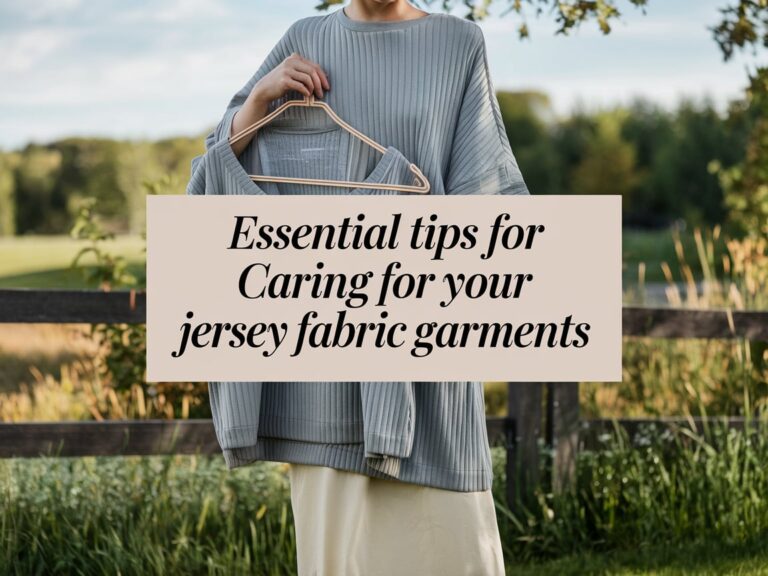 Essential Tips for Caring for Your Jersey Fabric Garments